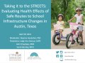 Thumbnail image for the Taking it to the STREETS: Evaluating health effects of Safe Routes to School infrastructure changes in Austin, Texas webinar