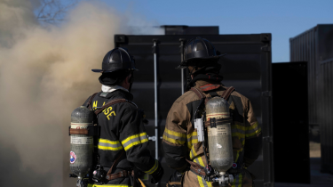 Researchers analyzed blood and urine samples from 30 firefighters before and after fire exposure to better understand how the body immediately responds. (Photo by UTHealth Houston)