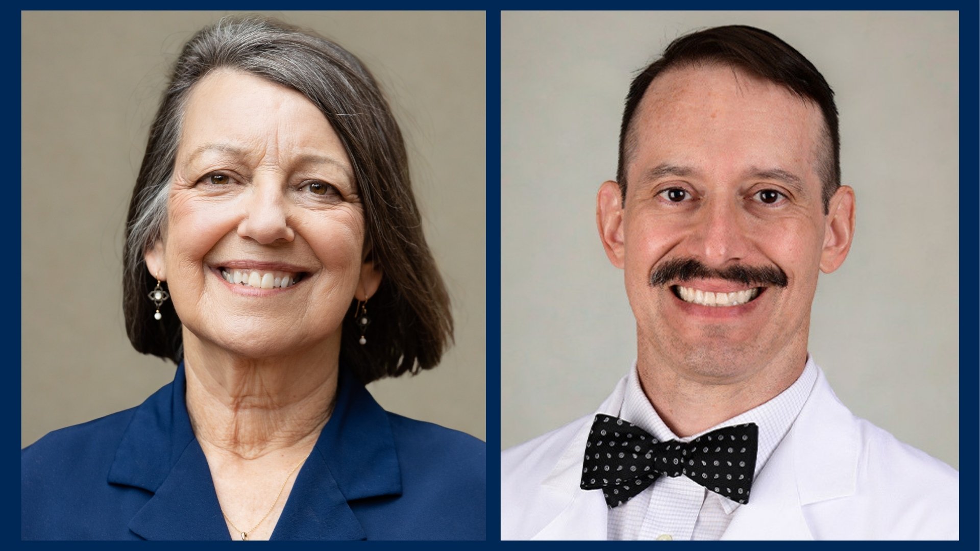 From left, Catherine Troisi, PhD, professor and infectious disease epidemiologist at UTHealth Houston School of Public Health, and Tomás DaVee, MD, associate professor and gastroenterologist at McGovern Medical School at UTHealth Houston