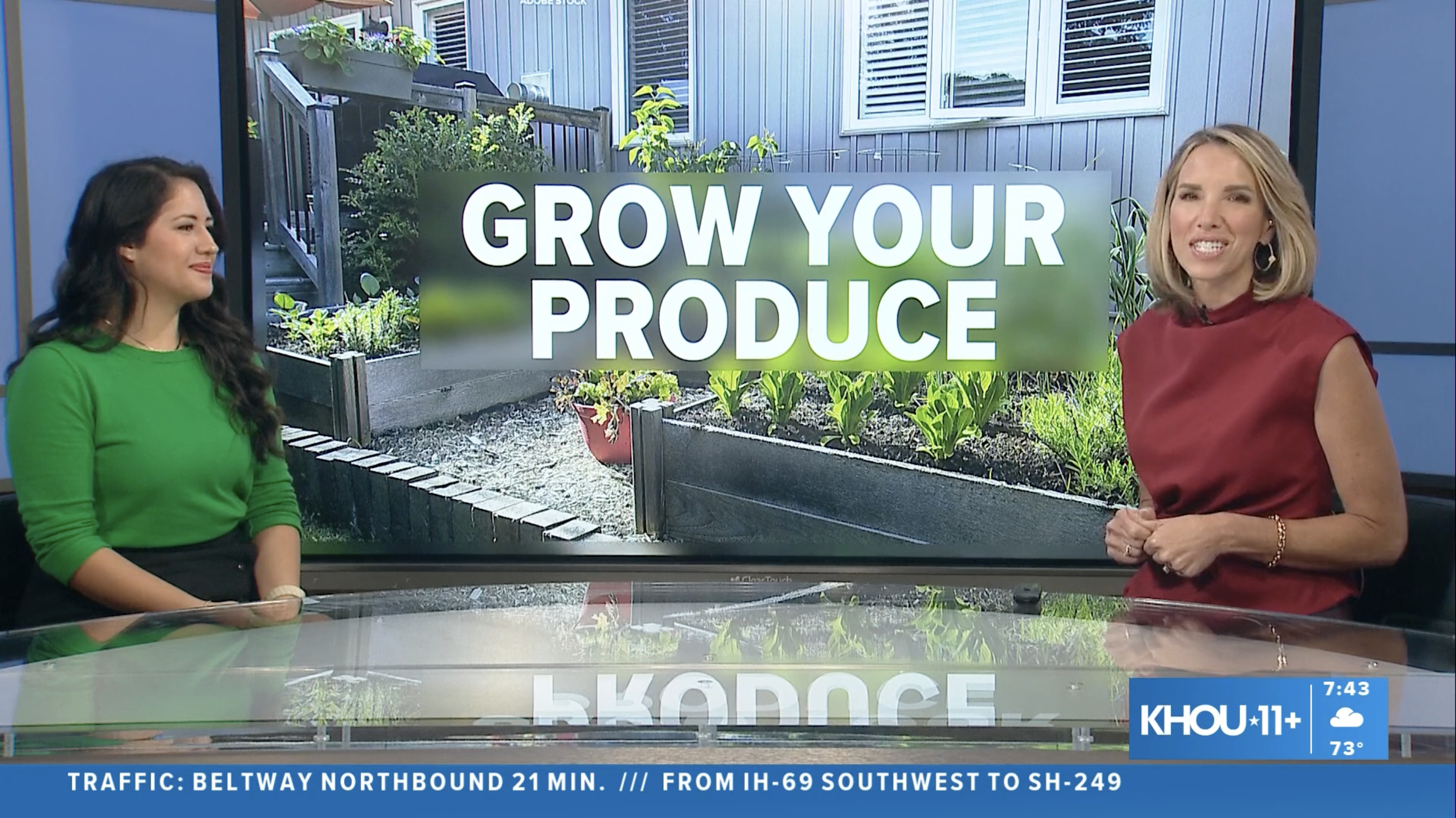 Diana Guevara, MPH, RD, spoke to KHOU-TV Channel 11 about to add fresh foods to meals