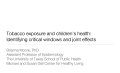 Thumbnail image for the Tobacco Exposure and Children’s Health: Identifying Critical Windows and Joint Effects webinar