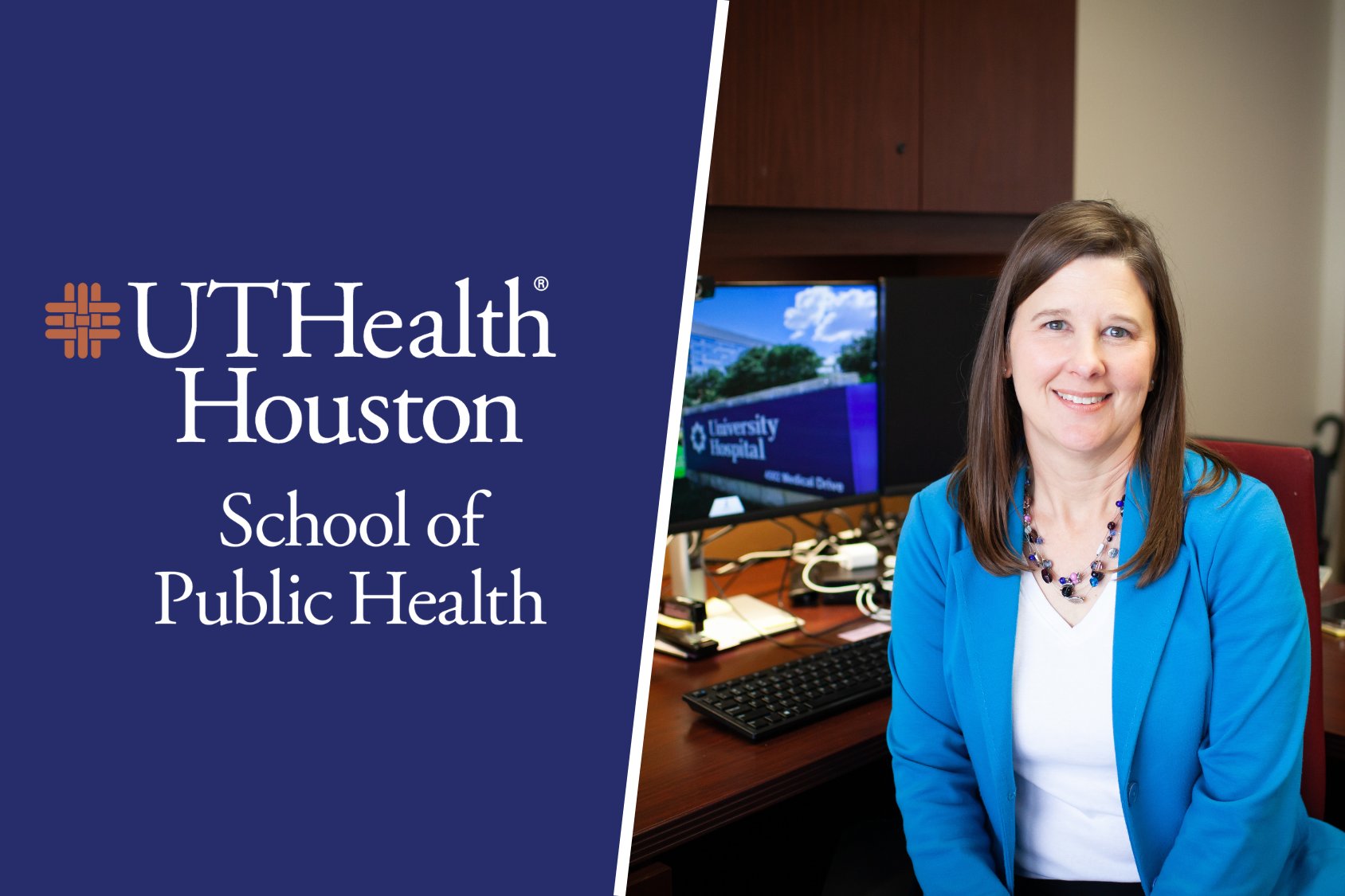Carol Huber, DrPH, is the newest faculty member in San Antonio, as well as deputy chief public health and equity officer at the University Health's Institute for Public Health.