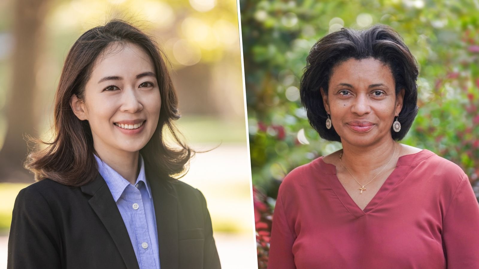 Ji Yun Tark and Marcia Otto's headshots left to right pictured.