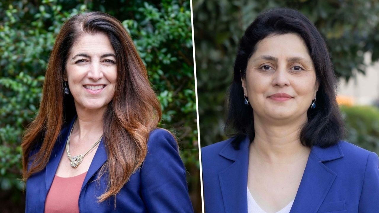 Maria E. Fernández, PhD, and Bijal Balasubramanian, MBBS, PhD. (Photo by UTHealth Houston)